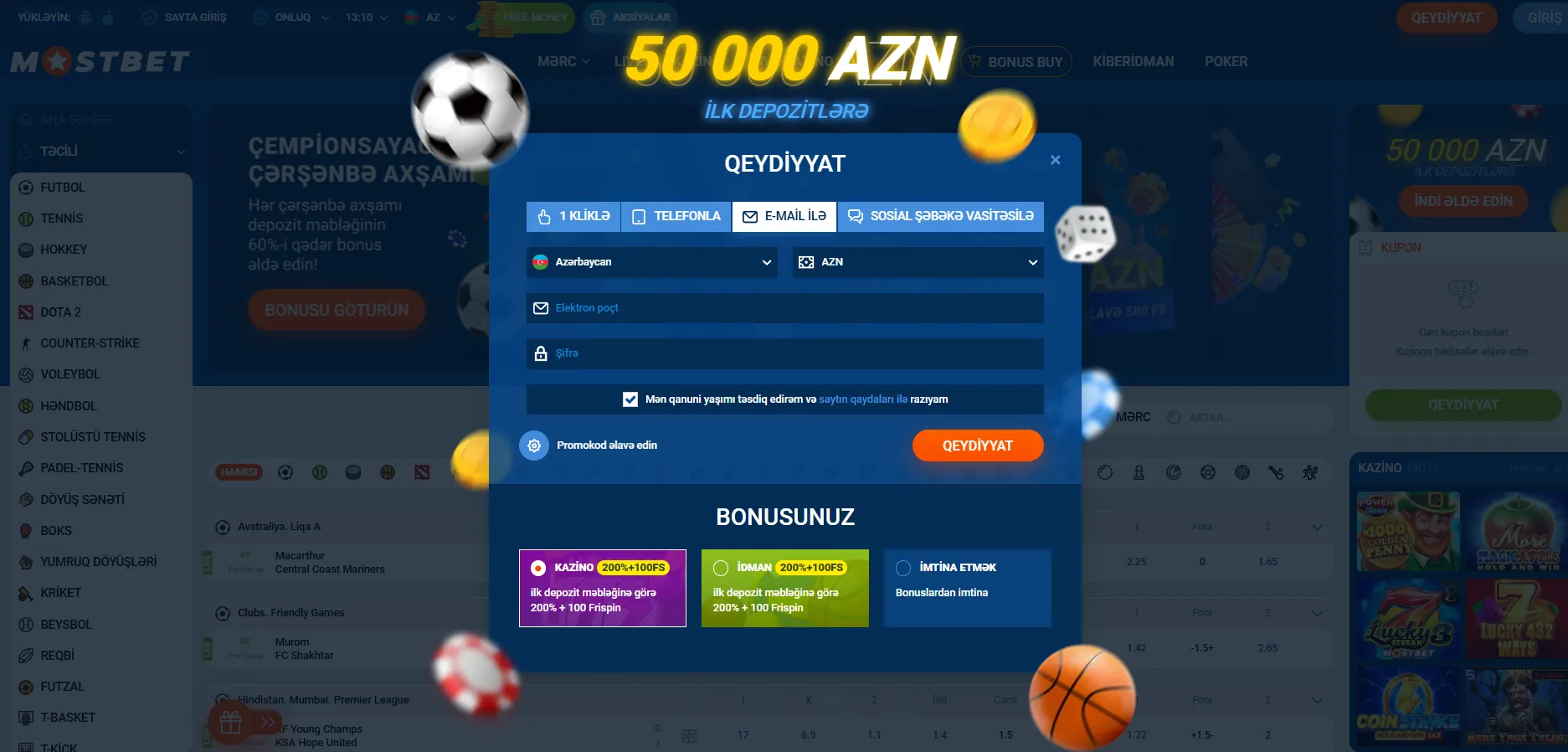 Mostbet giriş addımları — yeni və mövcud istifadəçilər üçün